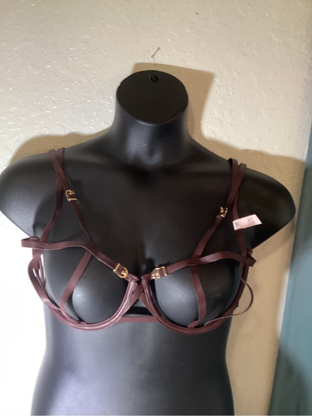 Victoria's Secret Brown Strappy Open-Harness Bra